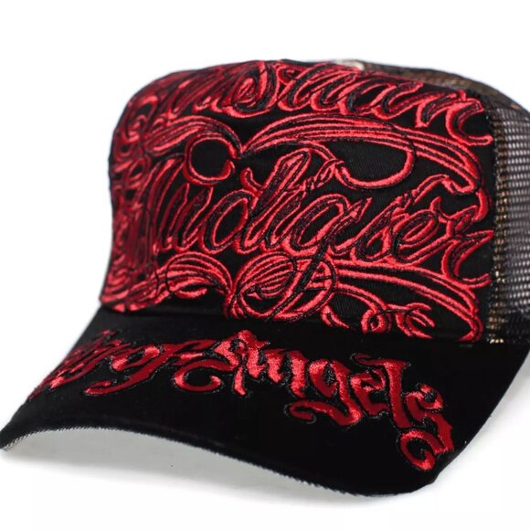 City of Angels Retro Christian Audigier Vintage Authentic Cap Y2K Designer Hat